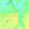 Mapa topográfico Thorntown, altitud, relieve