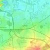 Mapa topográfico Somain, altitud, relieve