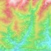 Mapa topográfico Lumle, altitud, relieve