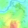 Mapa topográfico Taboi, altitud, relieve