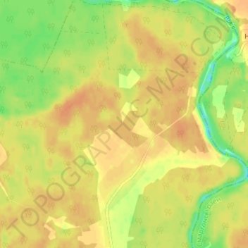 Mapa topográfico Сорговцы, altitud, relieve