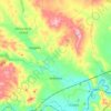 Mapa topográfico Arándiga, altitud, relieve
