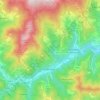 Mapa topográfico Vessalico, altitud, relieve