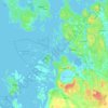 Mapa topográfico Vaasa, altitud, relieve