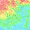 Mapa topográfico 85540, altitud, relieve