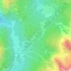 Mapa topográfico Lago d'Antorno, altitud, relieve