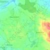 Mapa topográfico Tröndel, altitud, relieve