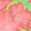 Mapa topográfico Bérengeville-la-Campagne, altitud, relieve