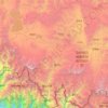 Mapa topográfico གཉའ་ལམ་རྫོང་ / 聂拉木县 / Nyalam, altitud, relieve