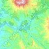 Mapa topográfico Laghdir, altitud, relieve