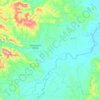 Mapa topográfico Tampamolón Corona, altitud, relieve