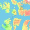 Mapa topográfico Nunavut Land Claims Agreement - Resolute Bay Inuit Owned Land, altitud, relieve