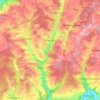 Mapa topográfico Billigheim, altitud, relieve