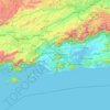 Mapa topográfico Região Geográfica Imediata do Rio de Janeiro, altitud, relieve