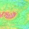 Mapa topográfico TANAP, altitud, relieve