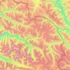 Mapa topográfico Ghujerab mountains, altitud, relieve