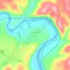 Mapa topográfico Avonmore, altitud, relieve