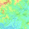 Mapa topográfico Maruim, altitud, relieve