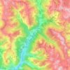 Mapa topográfico 04370, altitud, relieve