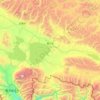 Mapa topográfico Hor, altitud, relieve