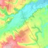 Mapa topográfico Goianinha, altitud, relieve