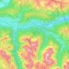 Mapa topográfico Innichen - San Candido, altitud, relieve