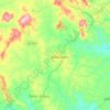 Mapa topográfico Itabaianinha, altitud, relieve