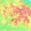 Mapa topográfico Generville, altitud, relieve
