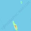 Mapa topográfico Macolabo Island, altitud, relieve