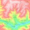 Mapa topográfico Totos, altitud, relieve