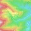 Mapa topográfico Verdèse, altitud, relieve