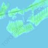 Mapa topográfico Key Colony Beach, altitud, relieve