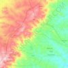 Mapa topográfico Udenu, altitud, relieve