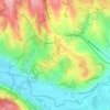 Mapa topográfico Camboulit, altitud, relieve