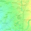 Mapa topográfico Jaen, altitud, relieve