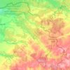 Mapa topográfico Середино-Будська міська громада, altitud, relieve
