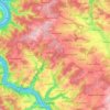 Mapa topográfico 56355, altitud, relieve