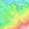 Mapa topográfico Dik El Mehdeh, altitud, relieve