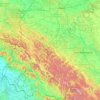 Mapa topográfico Ancient and Primeval Beech Forests of the Carpathians and Other Regions of Europe, altitud, relieve