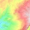 Mapa topográfico Viracachá, altitud, relieve