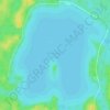 Mapa topográfico Kamiskotia Lake, altitud, relieve