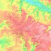 Mapa topográfico 80370, altitud, relieve