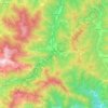 Mapa topográfico Garessio, altitud, relieve