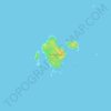 Mapa topográfico Ness Islands, altitud, relieve