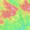 Mapa topográfico 87340, altitud, relieve