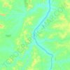 Mapa topográfico Pau d'Arco, altitud, relieve