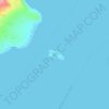 Mapa topográfico Culebra Island, altitud, relieve
