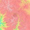 Mapa topográfico Reserva Paisajística Nor Yauyos-Cochas, altitud, relieve