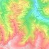 Mapa topográfico Furna, altitud, relieve