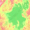 Mapa topográfico ᑐᓕᒫᓗᒡᔪᐊᖅ Dubawnt Lake, altitud, relieve